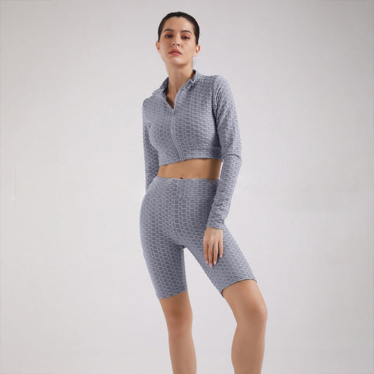 2 Pieces Yoga Suit Top and Short Pants