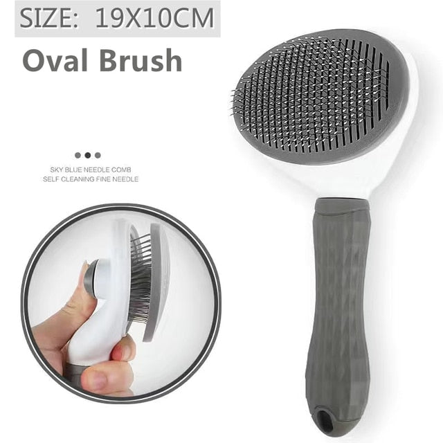 Self-Cleaning Brush For Cats And Dogs
