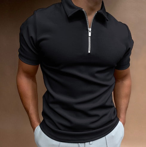 ZIP POLO SHIRT