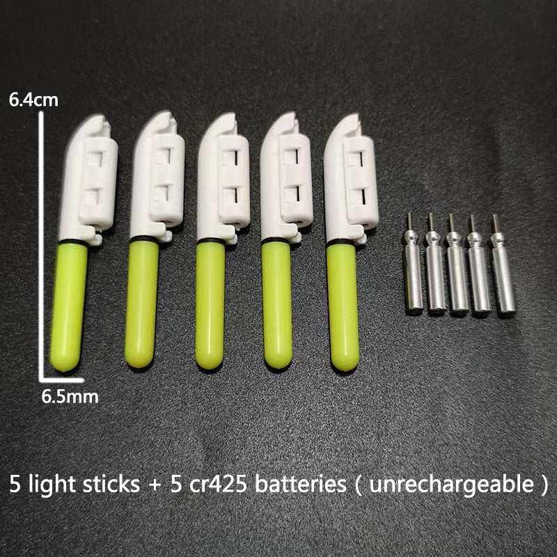 🐠Electronic Fishing Float Glow Stick-5pcs