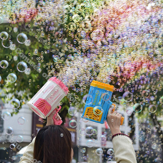 (🔥Summer Hot Sale Now-50% Off) Hole Bubble Gun With Colorful Led Lights
