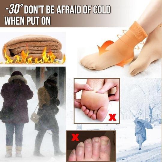 Calcetines de nieve de terciopelo suave de invierno engrosados/Thickened winter soft velvet snow socks