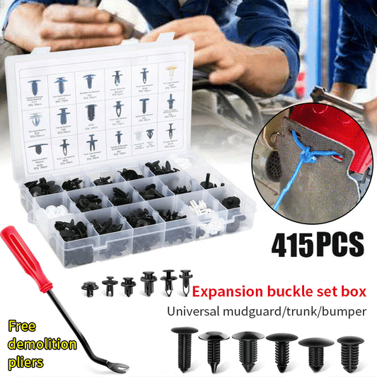 Car set plastic rivet buckle(415PCS)