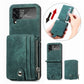 Suitable For Samsung z flip3/4 Wallet Phone Case With Card Holder