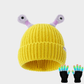 🔥Winter Parent-Child Cute Glowing Little Monster Knit Hat/Cute glowing little monster knitted hat