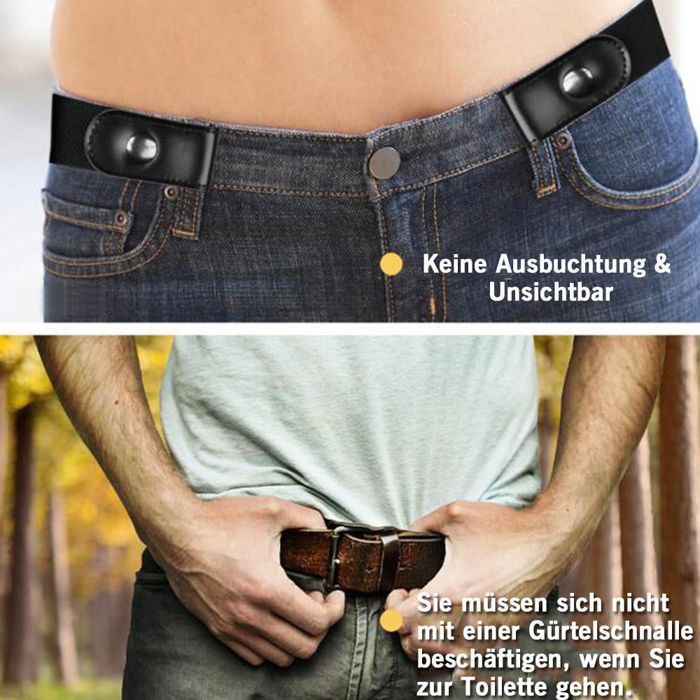 🔥Super Elastischer Schnallenfreier Gürtel für Damen und Herren