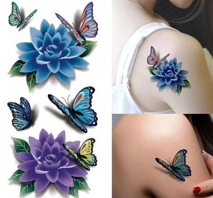 🦋Trendy 3D Tattoo Stickers（10pcs)