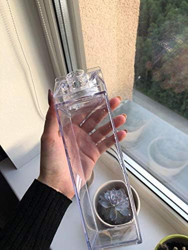 Clear Milk Carton Water Bottle✨