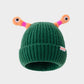 🔥Winter Parent-Child Cute Glowing Little Monster Knit Hat/Cute glowing little monster knitted hat