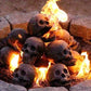 🔥Halloween Cool Human Skull Fire Pit💀