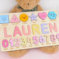Personalized Algebraic Wooden Name Puzzle