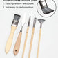 Professional Art Brush With Natural Wood Handles Set Of 24