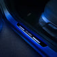 Customized illuminated car door sill strips