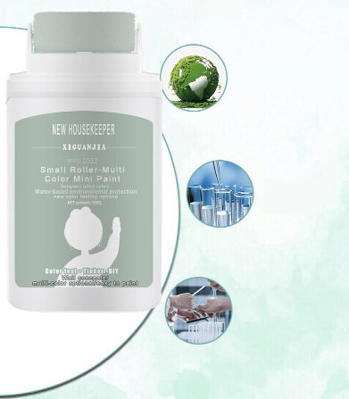 Wandreparatur-Rollbürste  mit Wandreparaturpaste/Wall repair roller brush and wall repair paste