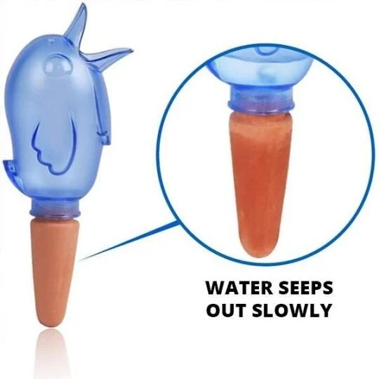 🐦Self Spike Planter Drip Watering Bird