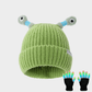 🔥Winter Parent-Child Cute Glowing Little Monster Knit Hat/Cute glowing little monster knitted hat