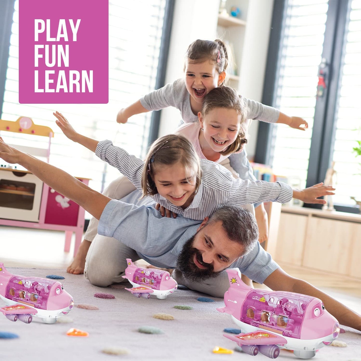 360° Rotating Electric Toy Plane ✈