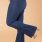 Women's No-Button Stretch Flare Jeans (Buy 2 Free Shipping)