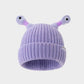 🔥Winter Parent-Child Cute Glowing Little Monster Knit Hat/Cute glowing little monster knitted hat