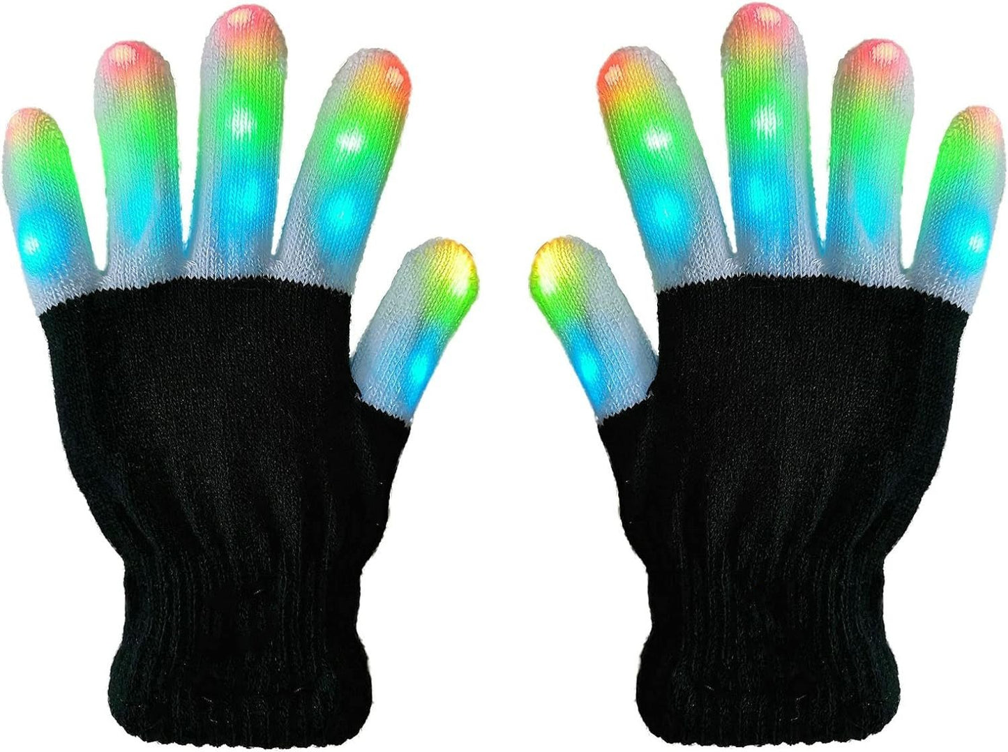 🔥Winter Parent-Child Cute Glowing Little Monster Knit Hat/Cute glowing little monster knitted hat