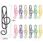 🎵Music Multicoloured Metal Paper Clips(100 PCS)
