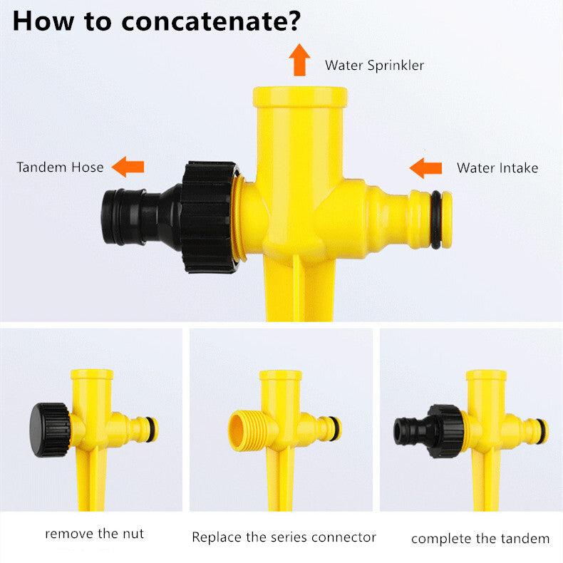 🔥Summer Hot Sale🔥360° ROTATION AUTO IRRIGATION SYSTEM GARDEN LAWN SPRINKLER