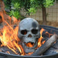 🔥Halloween Cool Human Skull Fire Pit💀