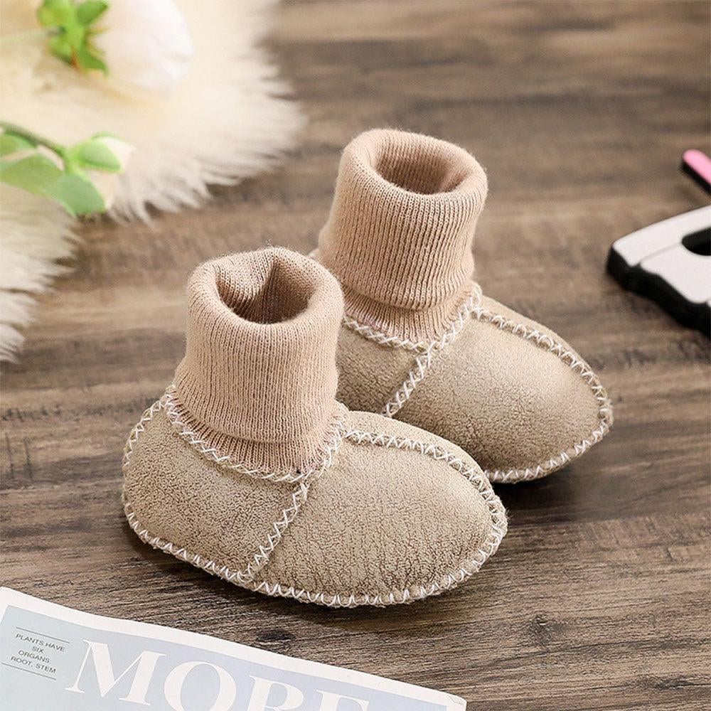 🌈Multiple Colors - 👶Warm Fur Baby Sock Shoes