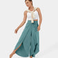 High Waisted Split Wide Leg Quick Dry Casual Pants