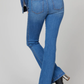 Women's No-Button Stretch Flare Jeans (Buy 2 Free Shipping)