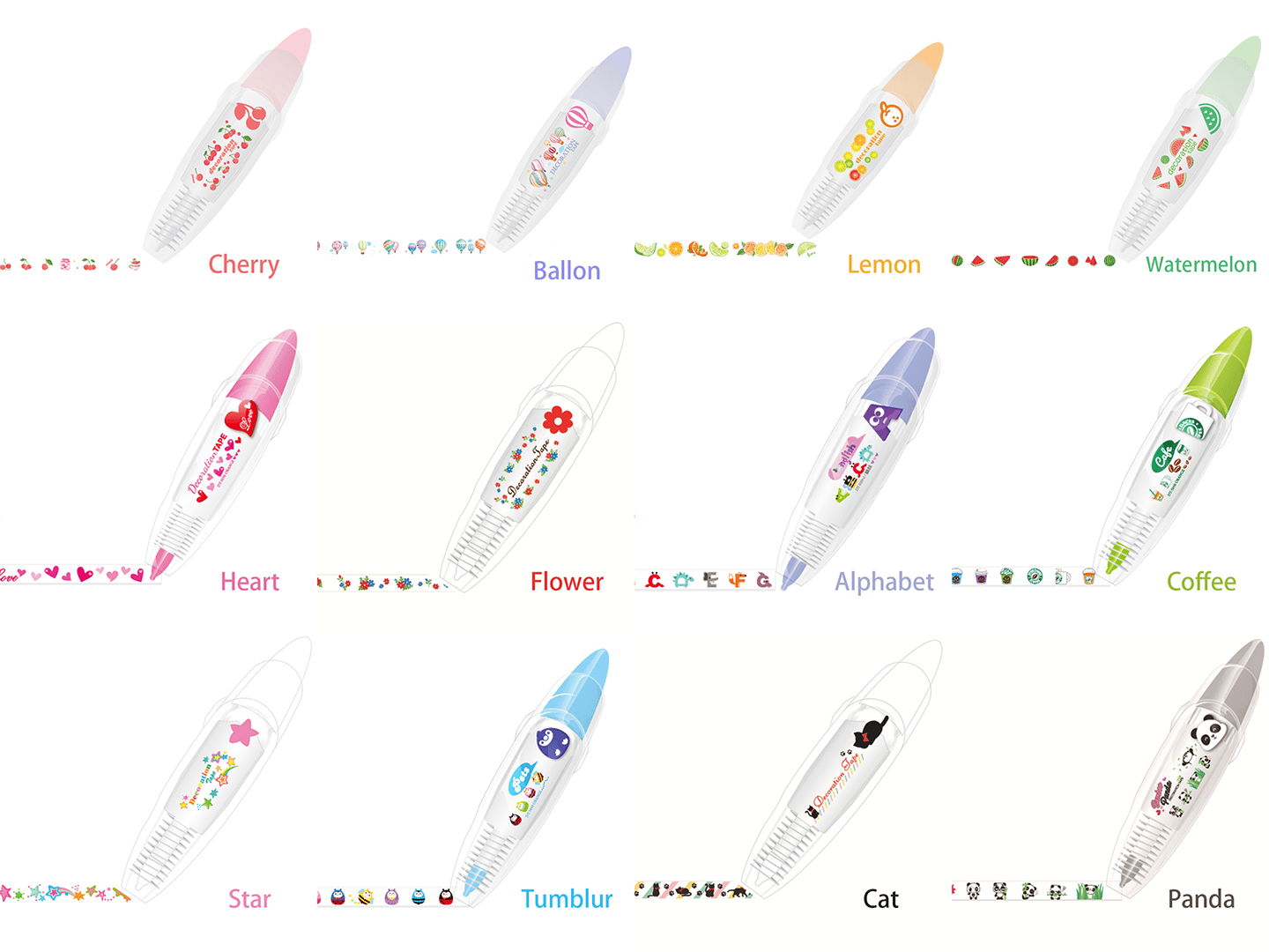 DIY Cute Animals Press Type Decorative Pen🔥Buy More Save More