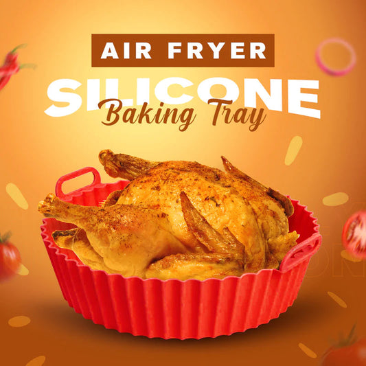 🔥Summer Hot Sale🔥Air Fryer Edible Silicone Baking Tray((Chance to get an air fryer for FREE)