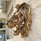 🦁Rare Find - Large Lion Head Wall Mounted Art Sculpture🎁