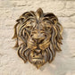 🦁Rare Find - Large Lion Head Wall Mounted Art Sculpture🎁