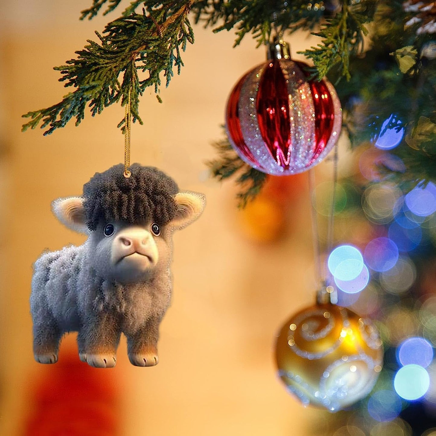 Cartoon-Kuh-Ornament