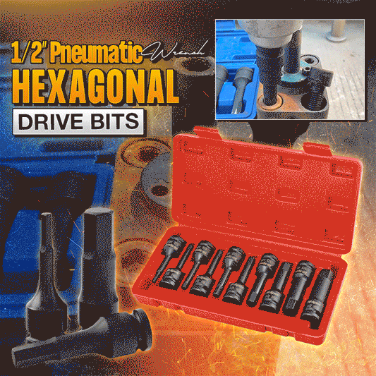 1/2” Pneumatic Wrench Hexagonal Drive Bits(50% OFF)