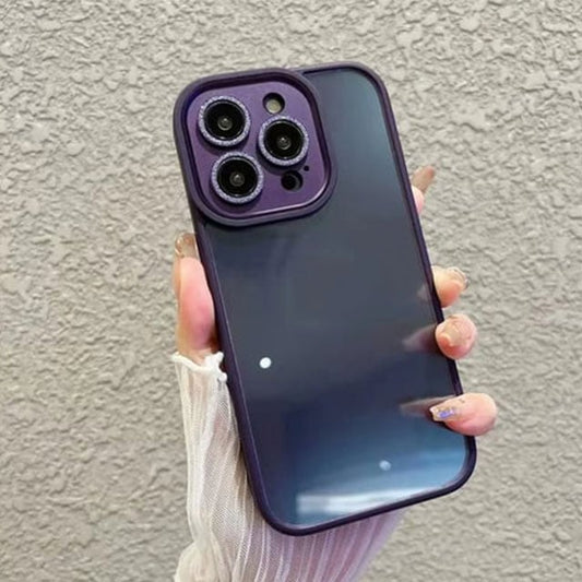 Lens With Flash Transparent Case Cover For iPhone