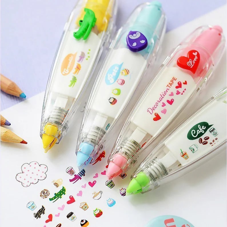 DIY Cute Animals Press Type Decorative Pen🔥Buy More Save More