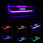 Customized illuminated car door sill strips