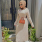 2023 Fall New Sleeved Knit Midi Dress