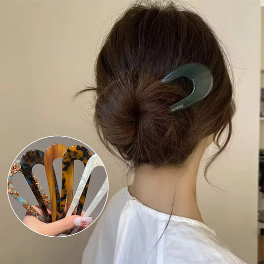 U-Shaped Women's Hair Pins（2 Pcs）