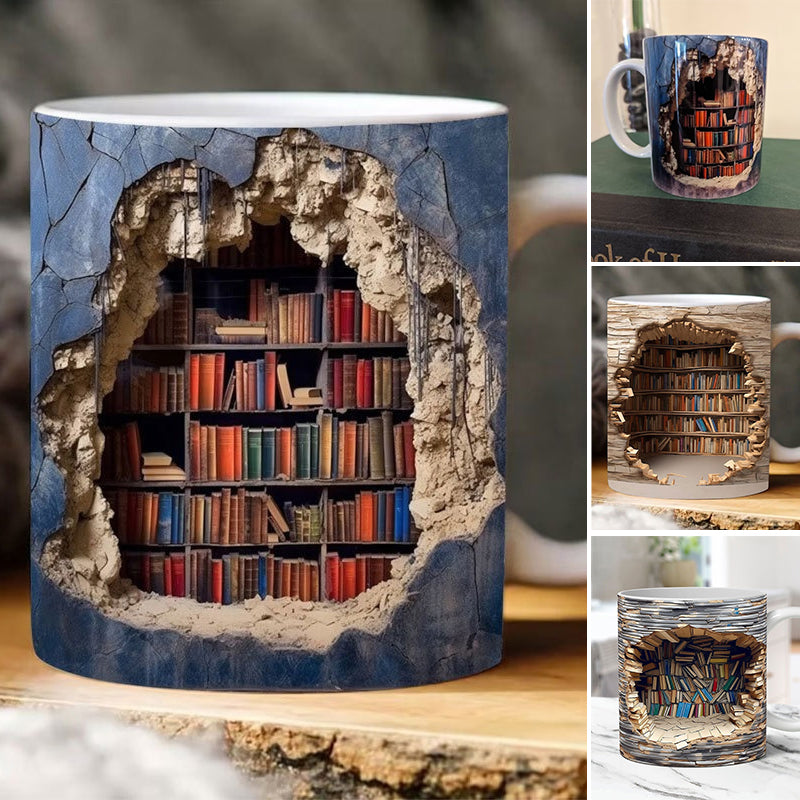 3D Note Library Mug