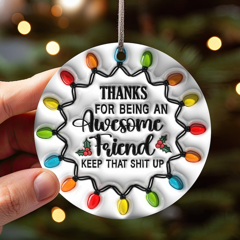Christmas Promotion🎁Besties Christmas Round Decorations