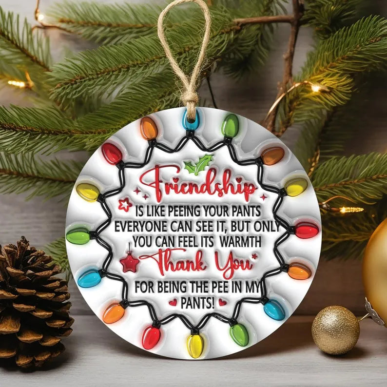 Christmas Promotion🎁Besties Christmas Round Decorations
