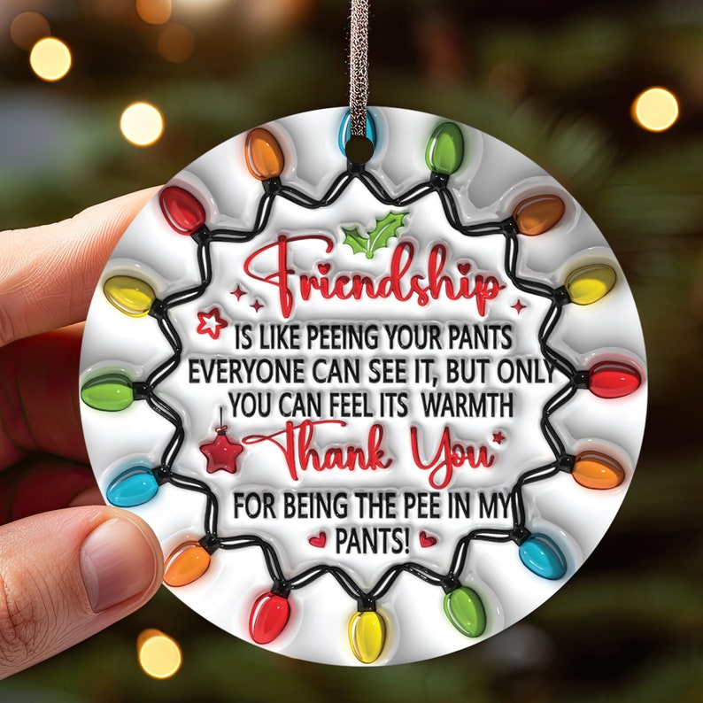 Christmas Promotion🎁Besties Christmas Round Decorations