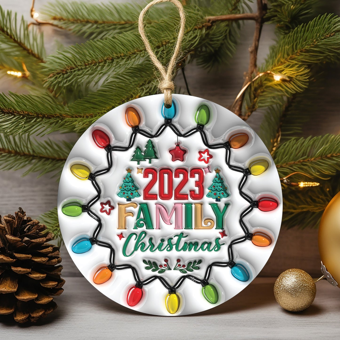 Christmas Promotion🎁Besties Christmas Round Decorations