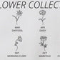 Personalized Name Necklace with Birth Flower