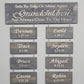 Engraved  Long Distatance Grandchildren sign, wall art, personalized, Grandma, Grandparent gift, engraved, with names, birth date