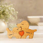 Wooden Dog Family Puzzle, Wooden Name Puzzle, Dog Mom, Animal Family Gift, Animal Figures, Dog Toys, Anniversary Gift