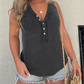 2023 New Women's Washed Button Tank